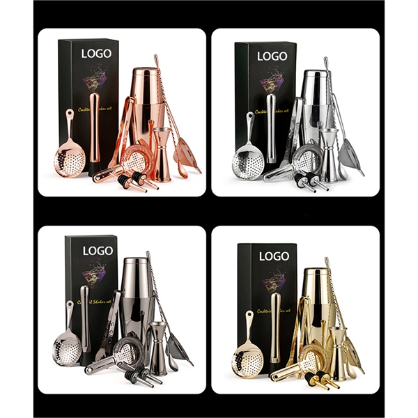 Stainless Steel Cocktail Shaker Set Cocktail Bartending Tool