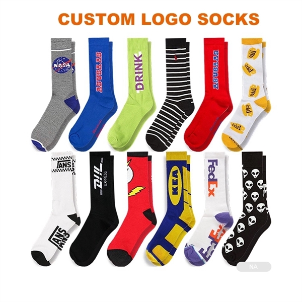 100% Cotton Custom Socks