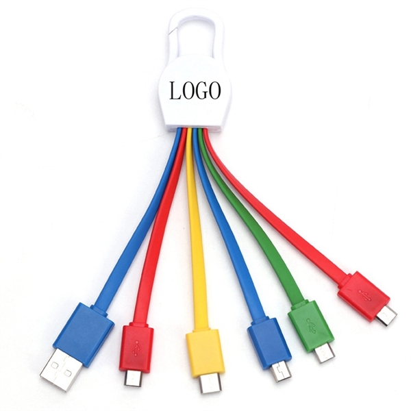 5 in 1 Carabiner Multifunction USB Charging Cable