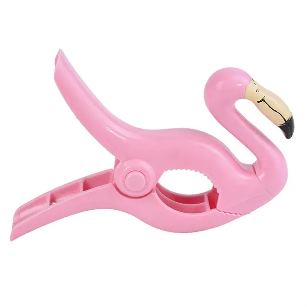 Flamingo Beach Towel Clips