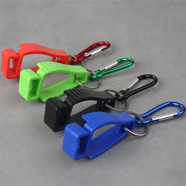 Work Glove Clip with Carabiner