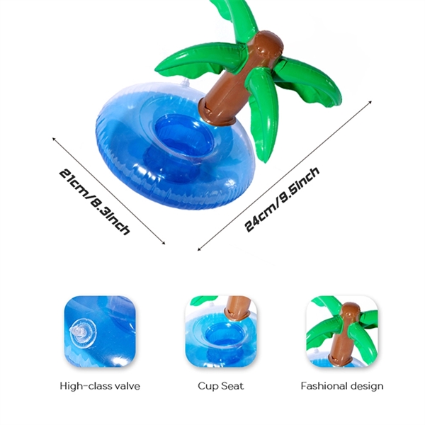 Inflatable Palm Tree Floating Drink Holders