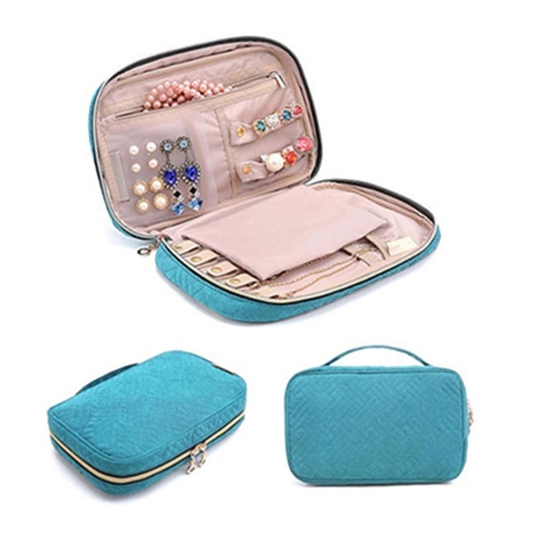 Portable Travel Jewelry Organizer Case Storage Bag