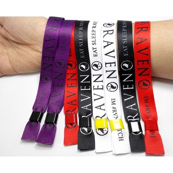 Printed Fabric Polyester Wristband