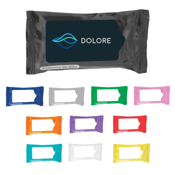Antibacterial Pet Wipes in a Custom Pouch