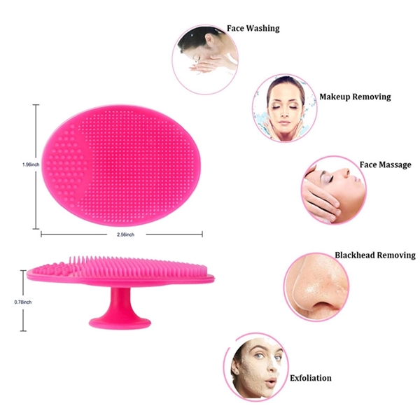 Silicone Face Scrubber Cleanser Brush Pad