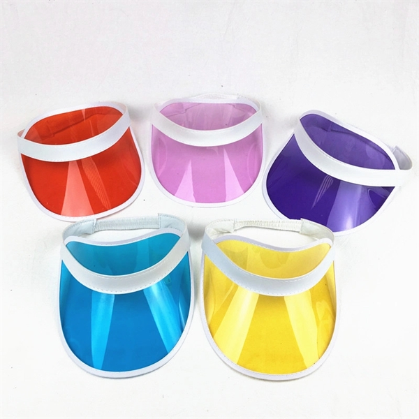 Cheap Sunvisor Empty Plastic PVC Cap Hat