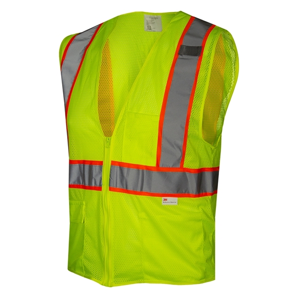 Hi-Vis Lime Ecomony Safety Vest