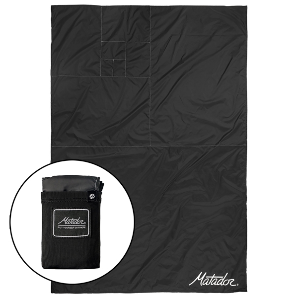 black blanket and and storage bag - Matador 3.0 Pocket Blanket™