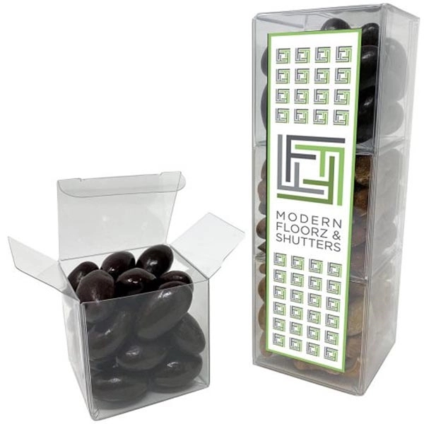 Nested Cube w/3 Assorted Nuts