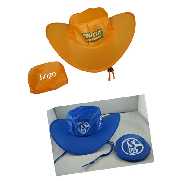 Foldable Cowboy Hat With Pouch