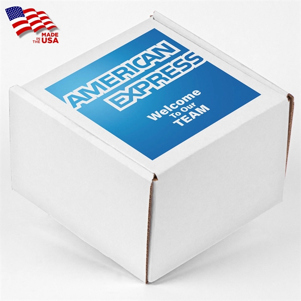 Full Color Printed Corrugated Box Small 6x6x4 For Mailers