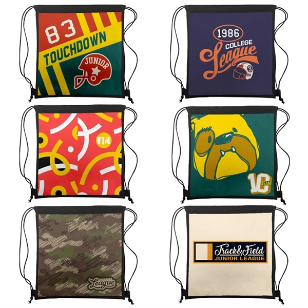 Economy Sublimated Drawstring Pack- One Side Print