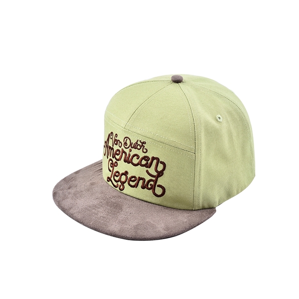 Suede Flat Bill Cap