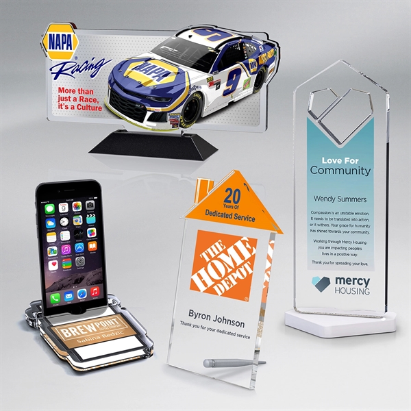 Laser-Cut Acrylic Contour Up To 47 Square Inches Overall