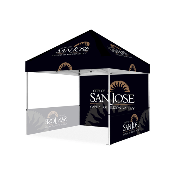 10' x 10' Steel Frame Tent + Canopy
