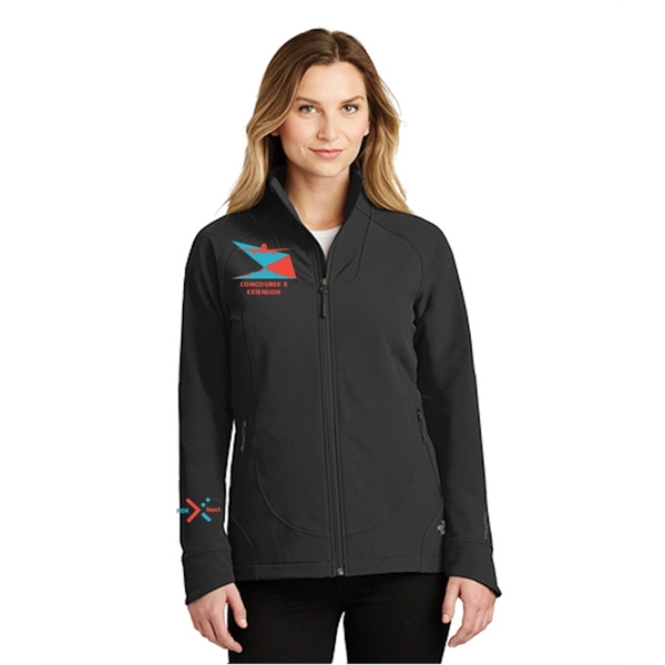 Ladie's North Face Black Tech Stretch Soft Shell Jacket