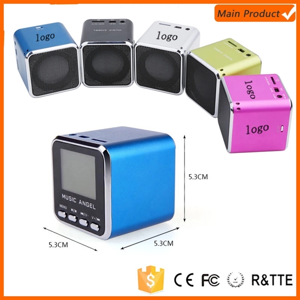 Square Digital Mini Portable Speaker
