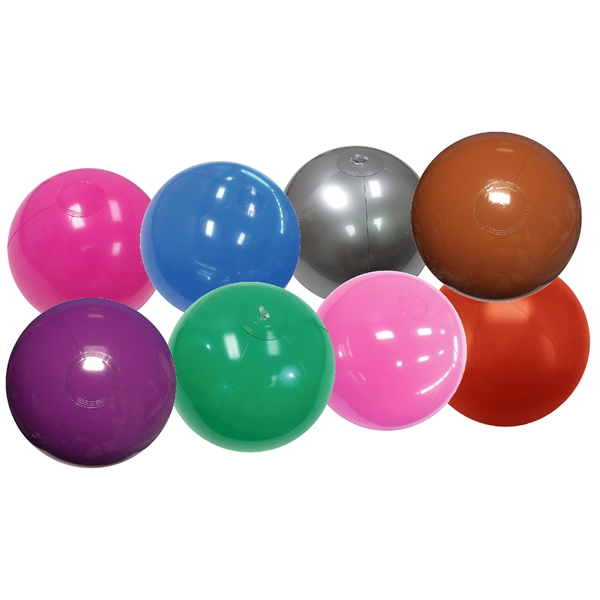 16" Inflatable Solid Color Beach Balls