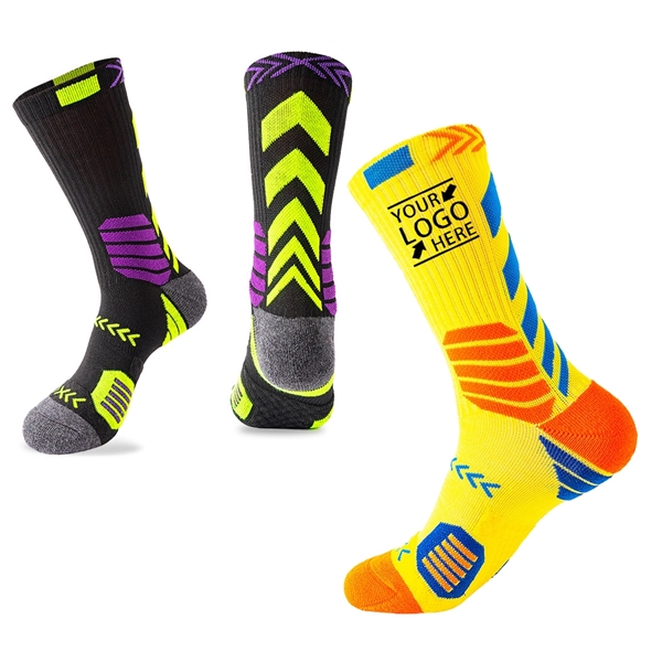 Compression Crew Basketball Socks