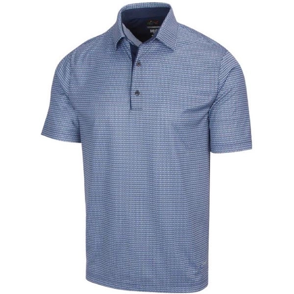 Greg Norman Men's ML75 Microlux 2Below Tee Print Polo