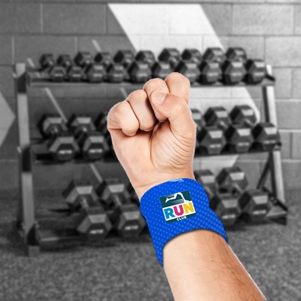 Zipper Pocket Wristband-Full Color Dye Sublimated