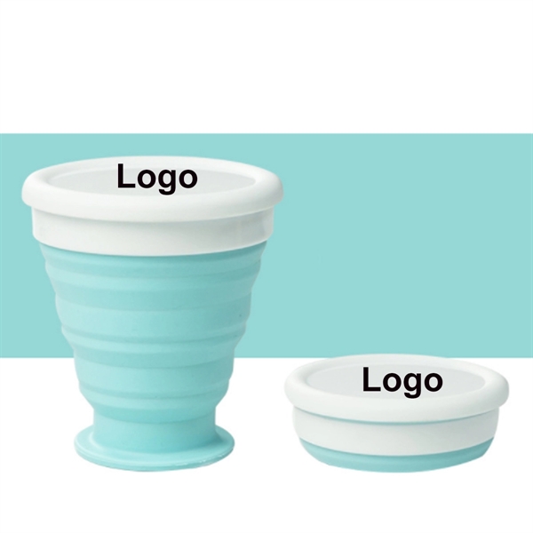 6oz Silicone Folding Water Cup