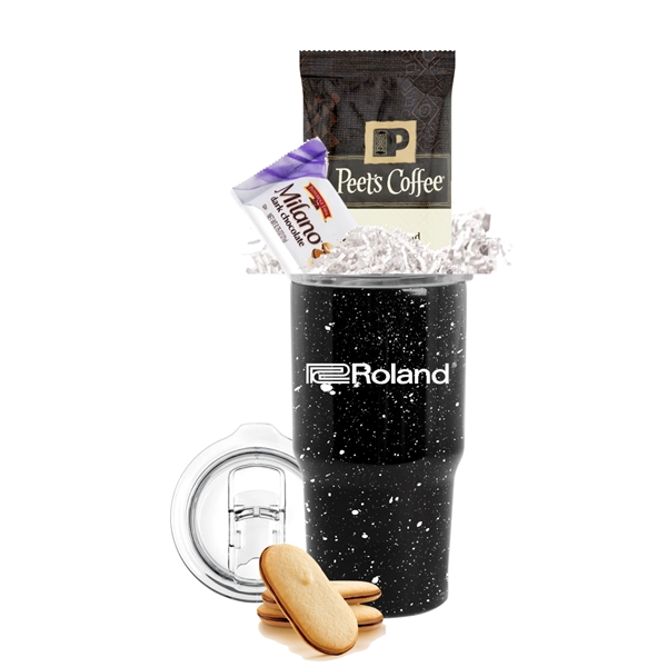 Speckle Tumbler with Peet's Coffee