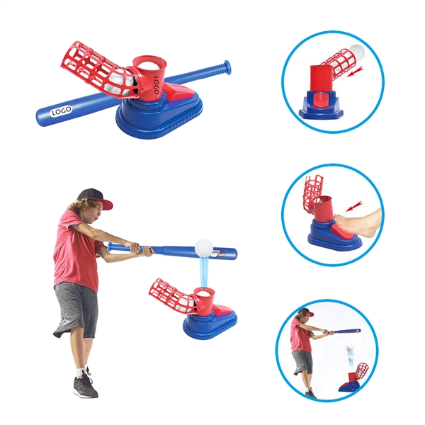 Training Semi Automatic Baseball Launcher Set