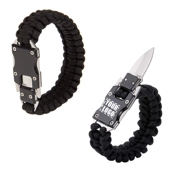 Tactical Paracord Rope Knife Bracelet