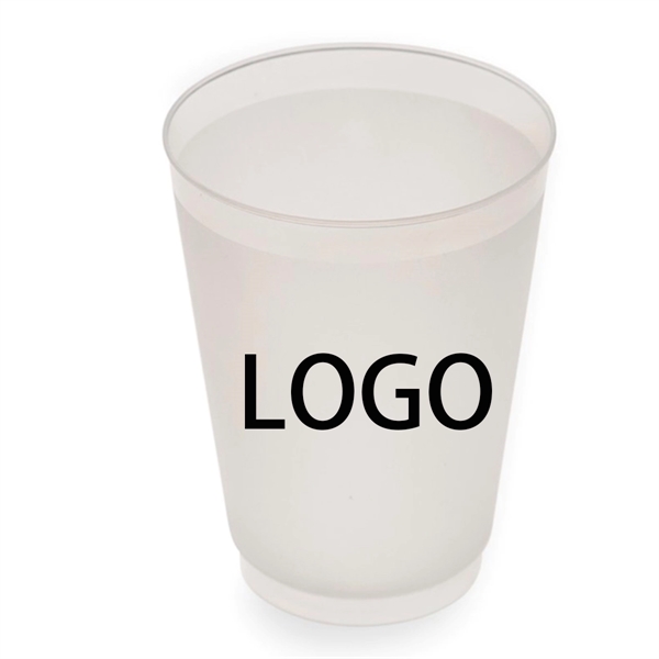 16 oz. Translucent Large Frosted Stadium Plastic Cup