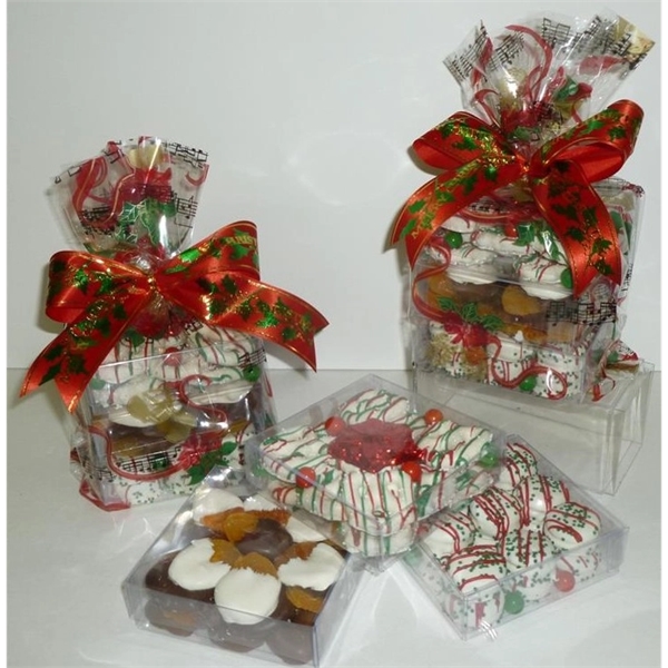 Chocolate Gourmet Holiday 3 Stack Gift Tower
