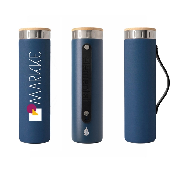 20oz Insulated Water Bottle with Bamboo Lid