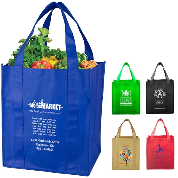 13" x 15" x 10" -SUPER MEGA Grocery Shopping Tote Bag