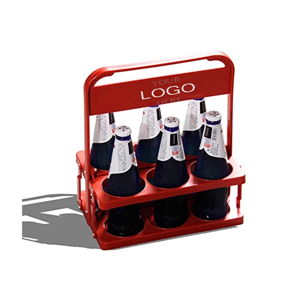 Folding beer basket portable rack