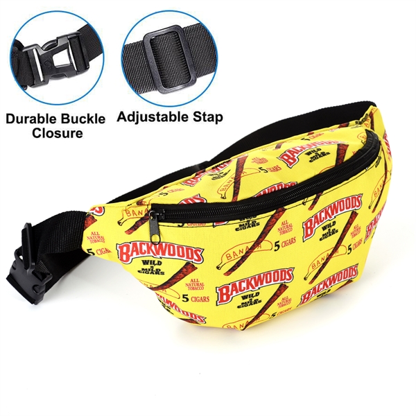 Rock'it 3-Day Fanny Pack Waist Bag w/ Full Color Sublimation