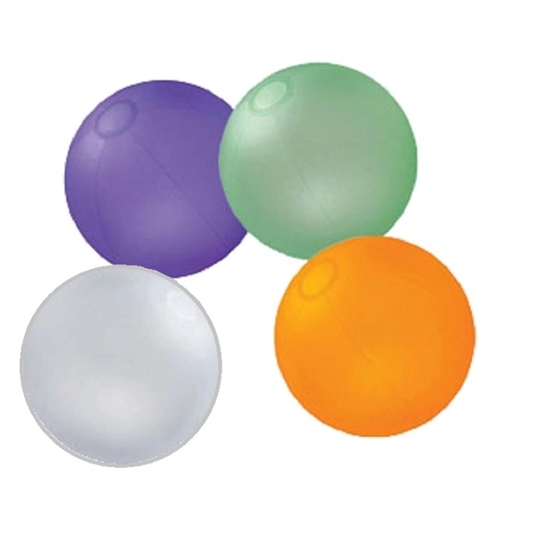 16" Deflated Inflatable Opaque Color Beach Ball