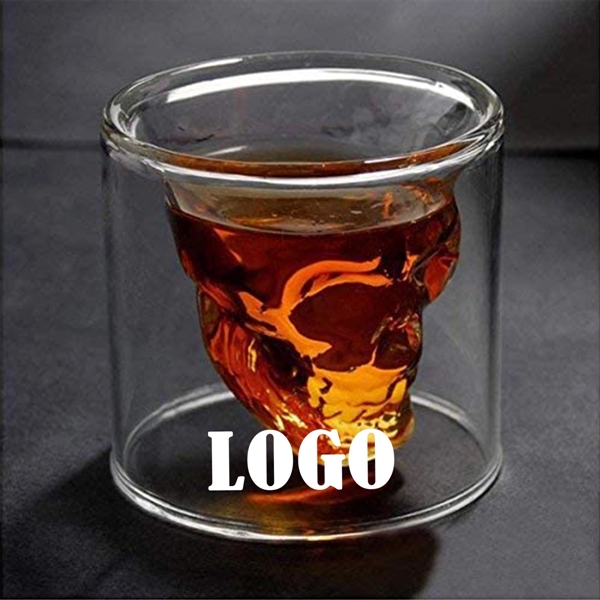 Cool Crystal Skull Shot Glass Drink Wine Cup 150ml