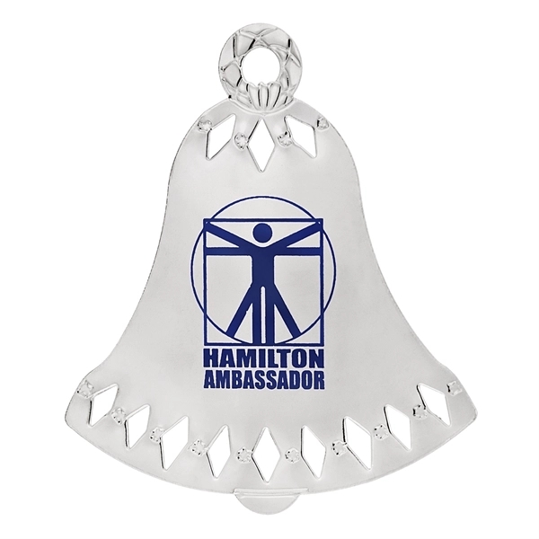 Featured Silver Plated Bell Ornament