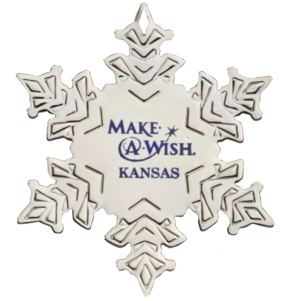 Featured Silver Plated Snowflake Ornament