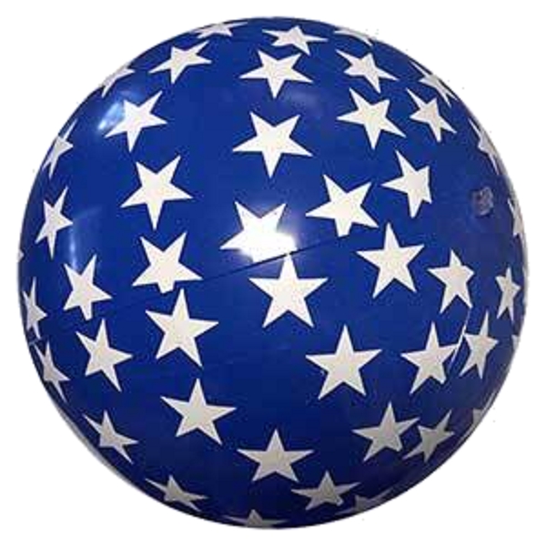 Inflatable Patriotic Star Beach Ball