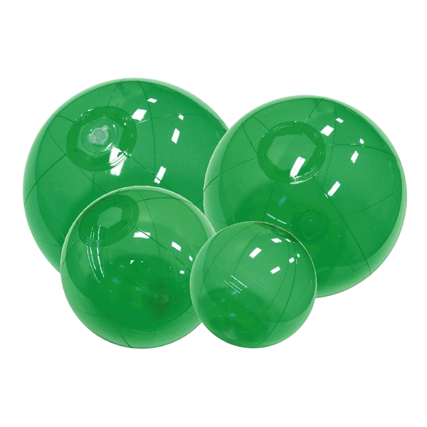 Inflatable Translucent Green Beach Balls