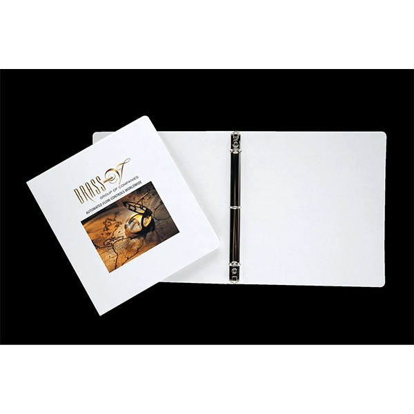 Recycled White Cardboard Binder w/4 Color Process