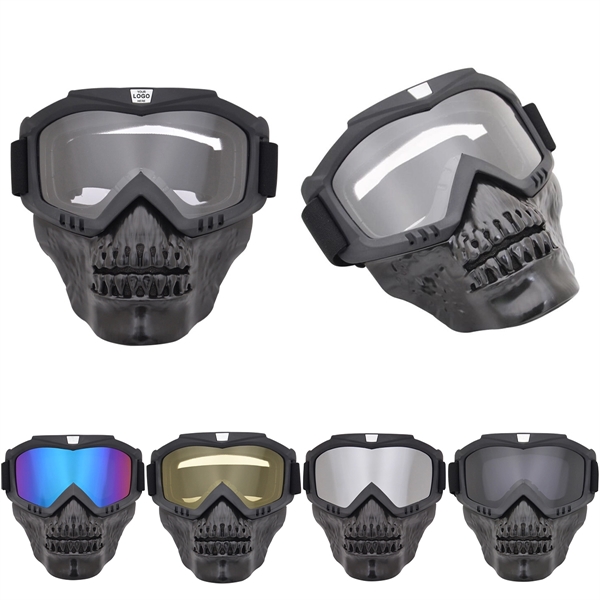 Full Frame Devil Goggles Motorcycle Windproof Mask