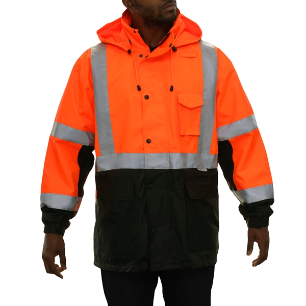 2-Tone Waterproof Hooded Parka