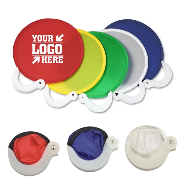 Custom Collapsible Promotional Foldable Nylon Fan
