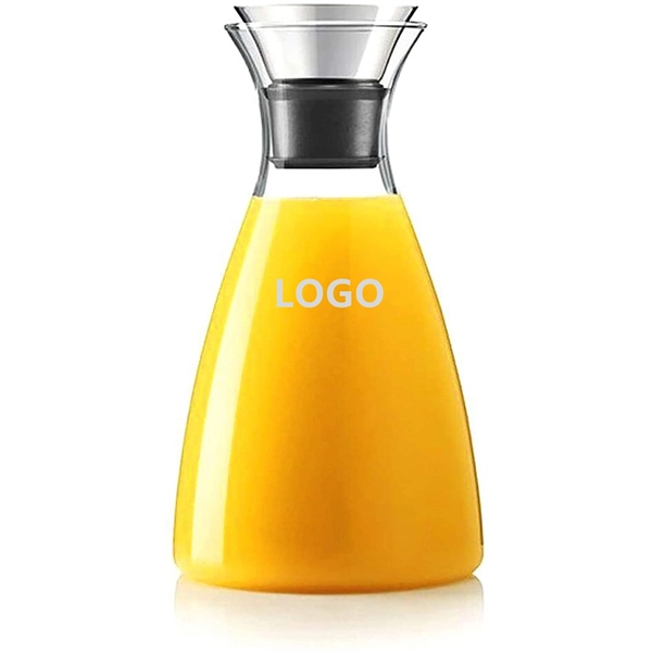 50oz Glass Drip-free Carafe Stainless Steel Flip-top Lid