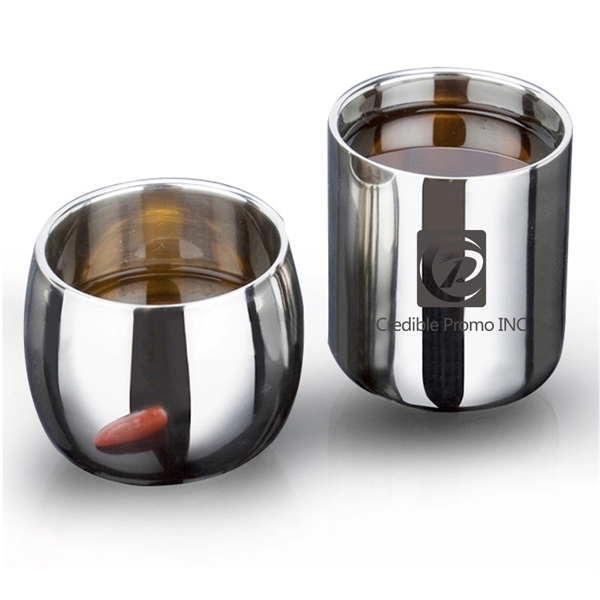 200ml 7OZ Double Walled 304 Stainless Steel Cup Coffee Mug