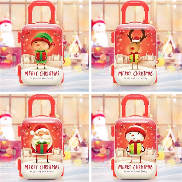 Kid Christmas Mini Suitcase Gift Box Luggage