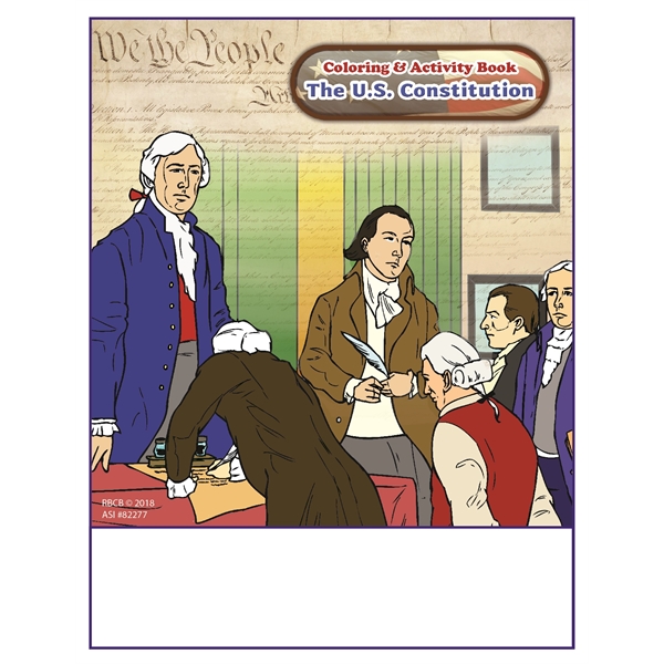 United States Constitution Imprintable Coloring Book